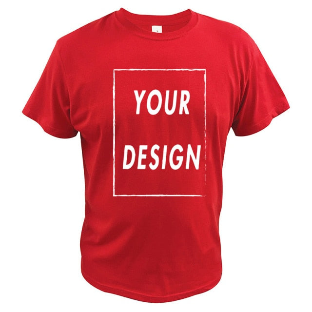 EU Size 100% Cotton Custom T Shirt Make Your Design Logo Text Men Women Print Original Design High Quality Gifts Tshirt